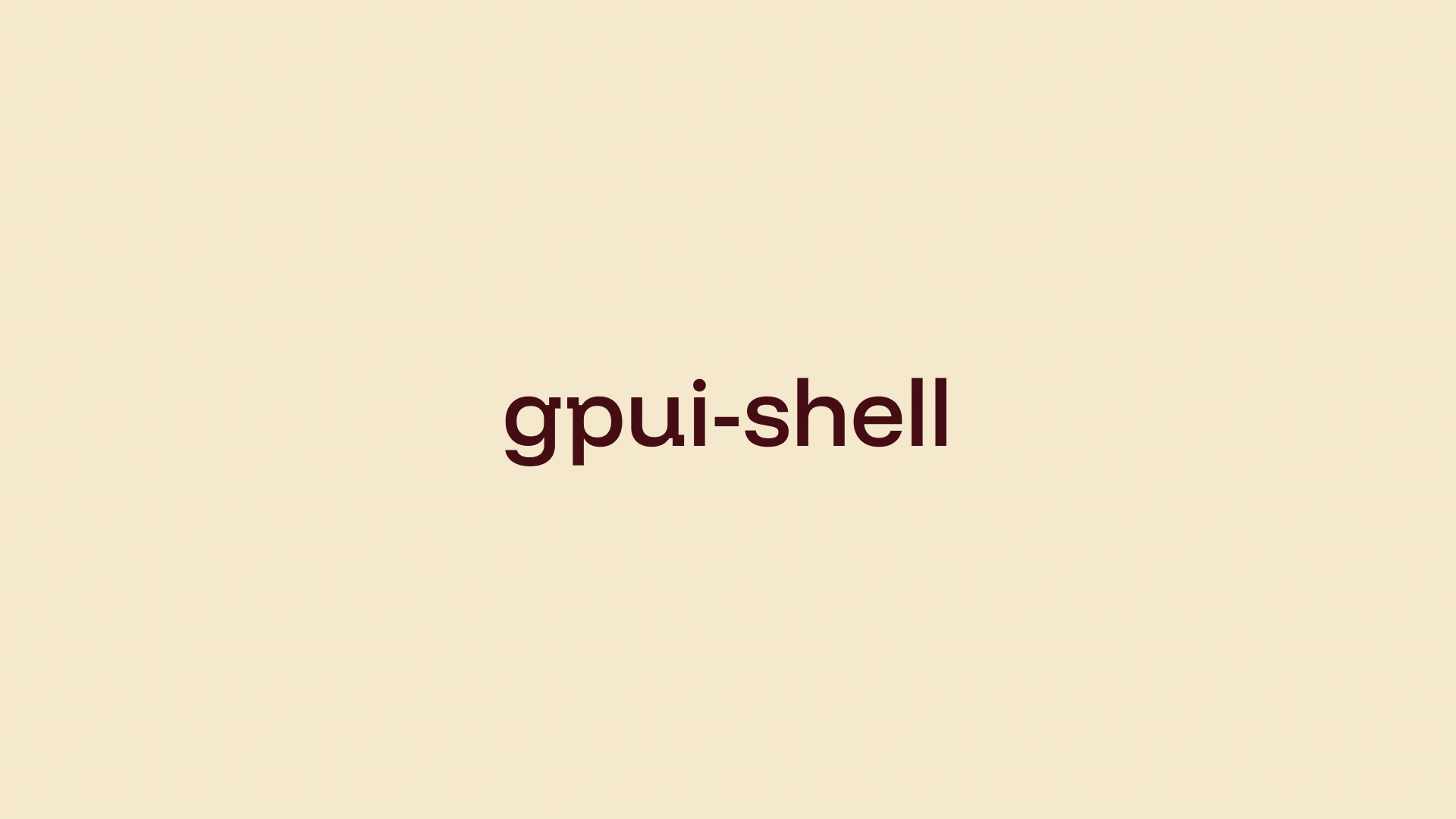 GPUI Shell screenshot 2